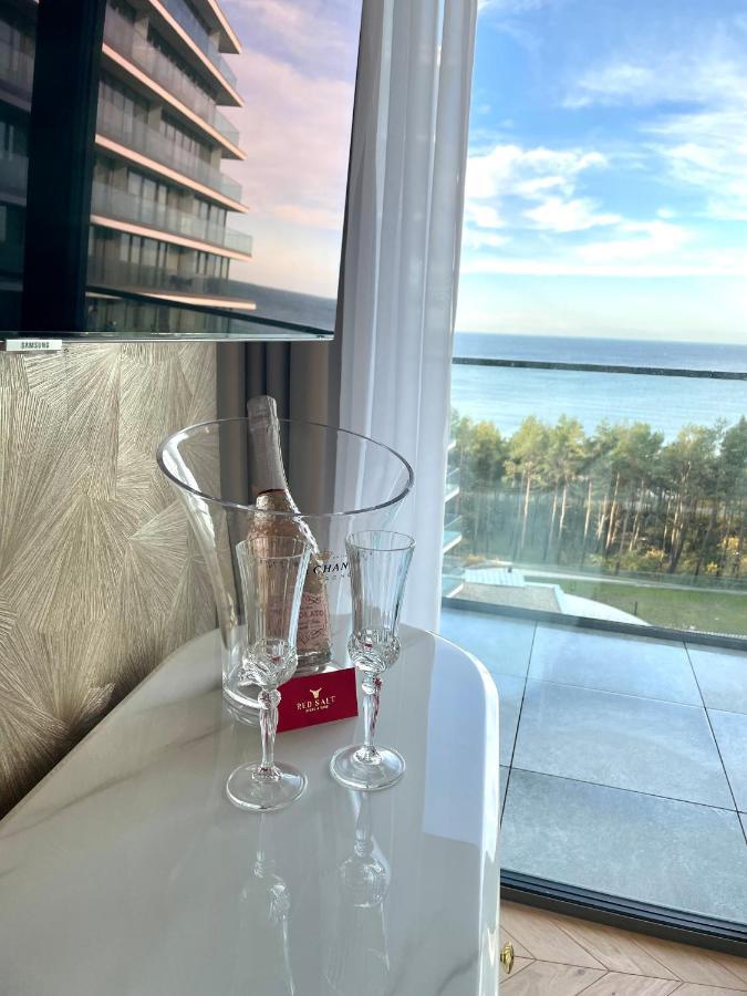 Wave Apartment Tyballtic 7Th Floor With Two Bedrooms And Sea View! Misdroy Exterior foto