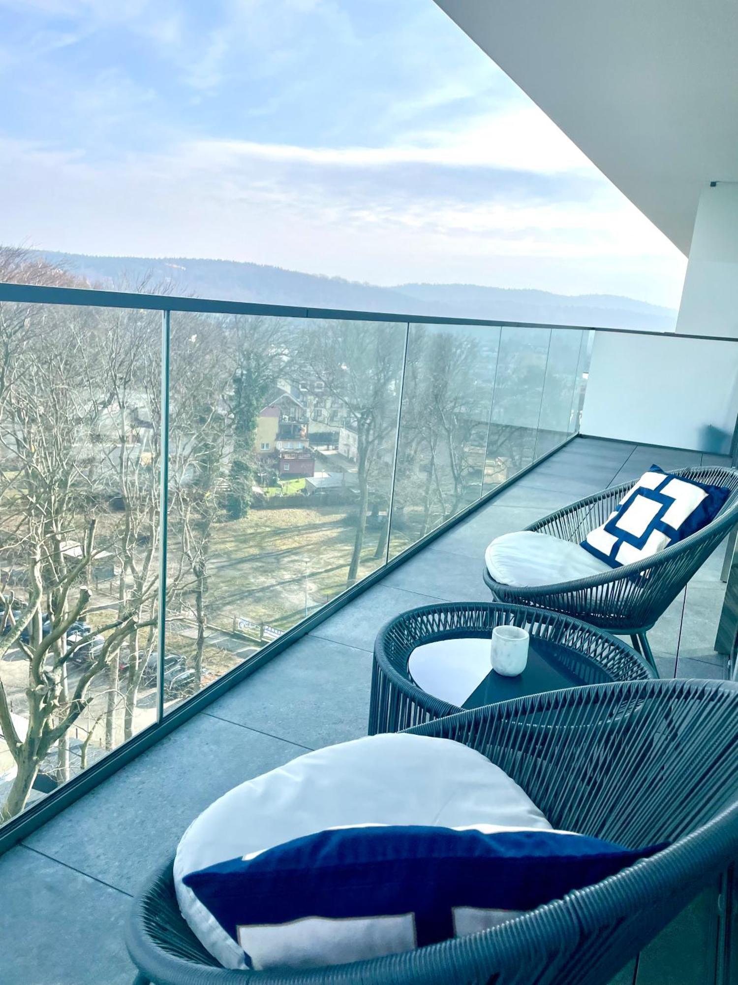 Wave Apartment Tyballtic 7Th Floor With Two Bedrooms And Sea View! Misdroy Exterior foto